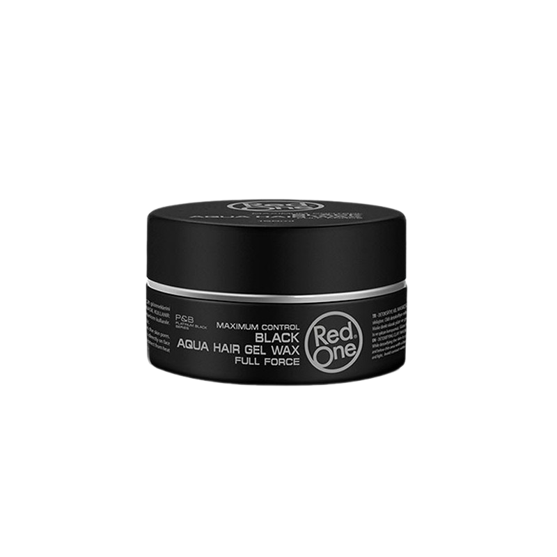 Cera con Brillo RedOne - Black Aqua Hair Gel Wax 150ml. Cera Gel Con Brillo y Fijación Fuerte