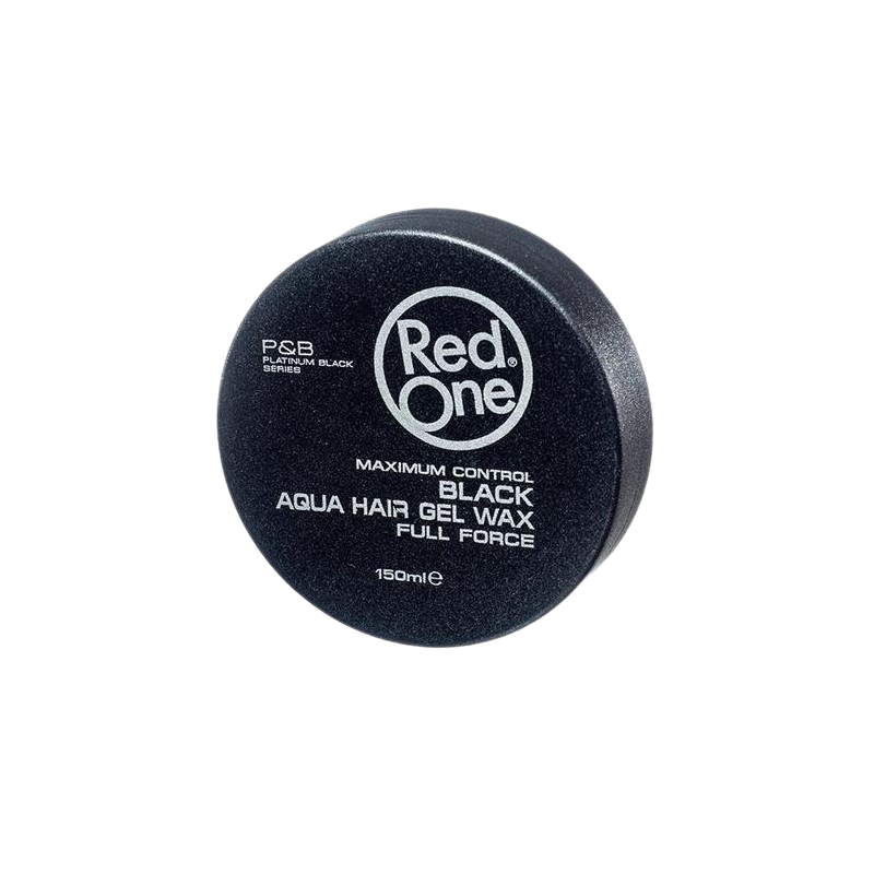 Cera con Brillo RedOne - Black Aqua Hair Gel Wax 150ml. Cera Gel Con Brillo y Fijación Fuerte - Imagen 2