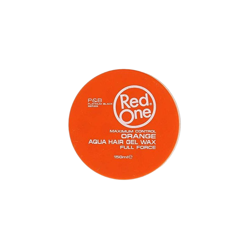 Cera con Brillo RedOne - Orange Aqua Hair Gel Wax 150ml. Cera Gel Con Brillo y Aroma a Naranja - Imagen 2